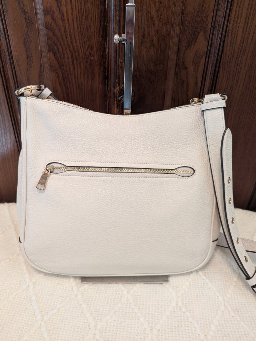 Coach Ellie File Bag in Chalk with Gold Tone Hardware | C1648 - Picture 3 of 11